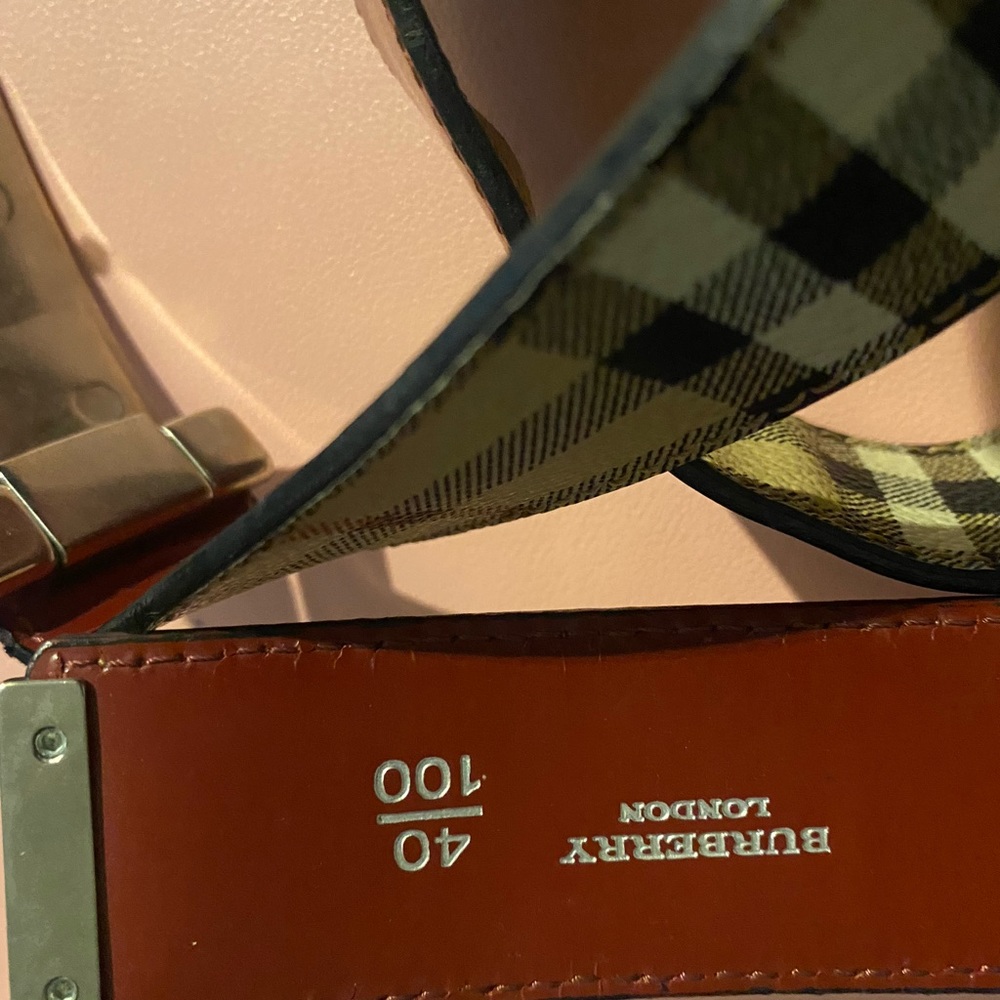 Authentic Burberry vintage belt